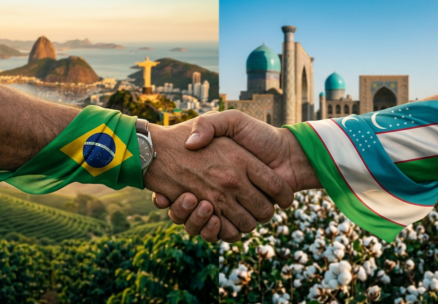 Brazil and Uzbekistan trade corridor